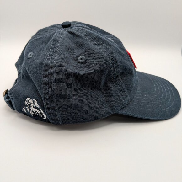 Samuel Adams Official Merchandise Hat, 100% Cotton, Blue, Adjustable Buckle Back - Picture 4 of 8